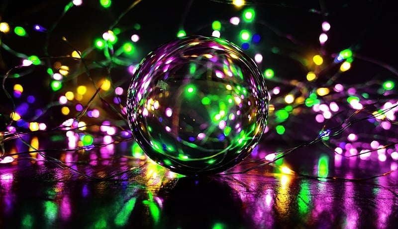 Crystal Ball Centerpieces